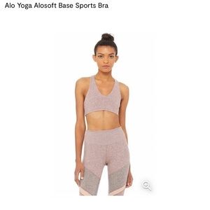 Alosoft base bra heather